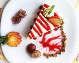 صورة لخطوة 7 من وصفة تشيز كيك 🍰🌷