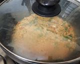 A picture of step 7 of Maggi Nutrilicious Masala VEG ATTA noodles Vegetables pizza.
