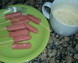 Foto del paso 1 de la receta: Corndogs caseros... (Salchichas con masa)