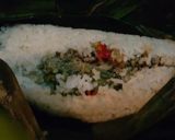 Foto langkah ke 4 dari resep Nasi Bakar ikan teri ala Fiqi.
