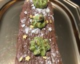 Une image de l'étape 7 de Bûche crème pâtissière gd MarnierGanache # team tree 🪵.