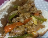 Foto del paso 7 de la receta: Fajita de filete de ternera picada con pan de pita