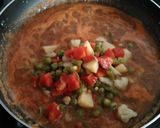 A picture of step 8 of Nawabi Curry.