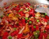 बीट वेज फ्राइड राइस(beet veg fried rice recipe in hindi) रेसिपी चरण 4 फोटो