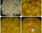 Foto del paso 1 de la receta: Huevos escalfados con patatas y guisantes