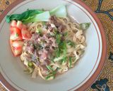 Foto langkah ke 8 dari resep Mie Sapi Goreng.