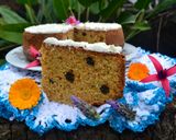 Foto del paso 6 de la receta: Torta integral de zanahoria con cubierta de queso crema y coco💜