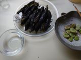 Grilled broad beans(Fava beans)