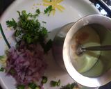A picture of step 9 of Tomato pulavu with raitha (Tomato pulao with raita recipe in tamil).
