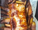 Foto del paso 6 de la receta: Lomo de Cerdo en Papillote con Salsa Barbacoa y Perrins con Patatas Asadas