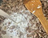 Tejszínes - darált húsos -kukoricás tészta recept fázis 2 fotója