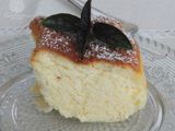 Pastel de queso y chocolate blanco, estilo japonés