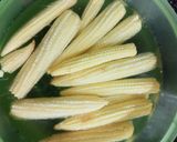 A picture of step 1 of Baby corn 🌽 manchurian 😍.