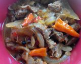 Foto langkah ke 4 dari resep tumis daging sambal terasi cabe galak.