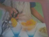 Sorbete de mango y kiwi