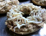 A picture of step 5 of Hearty Healthy Onion & Tuna Melt Sandwiches.
