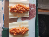 Canelones de atún