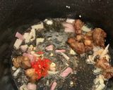 A picture of step 3 of Breakfast inspo | potatoes and beef.