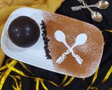 A picture of step 4 of Chocolate magic ball.