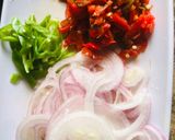 A picture of step 1 of Palm oil sauce.