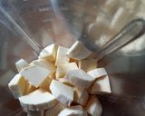 Foto langkah ke 2 dari resep Bubur singkong dengan pewarna kayu secang.