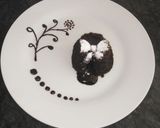 A picture of step 1 of Molten lava cake.
