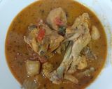 A picture of step 3 of Chicken curry.