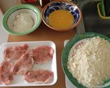 A picture of step 8 of Katsudon (カツ丼).