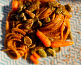 Foto del paso 6 de la receta: Spaghetti picantes con verduritas