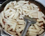 A picture of step 11 of Red sauce vegetables Italian pasta.
