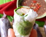 Hình bước làm 5 của món Cuốn Bún Đậu Hủ Chấm Mắm Tôm
