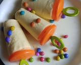 A picture of step 4 of Leftover barfi Mango Kulfi.