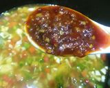A picture of step 6 of Hot and sour soup.