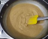 A picture of step 1 of Rajgira Halwa / Amaranth flour Halwa.