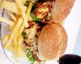 A picture of step 5 of Zinger burger.