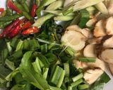 รูปขั้นตอนการทำที่ 1 ของ 🍲ต้มยำหัวปลี (มังสวิรัติ) 🌶