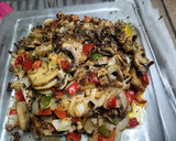 Foto del paso 7 de la receta: Pollo al horno envuelto en champiñones