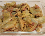 Foto del paso 5 de la receta: Alcachofas congeladas con jamón en Monsieur Cuisine