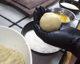 Foto del paso 6 de la receta: Bombas de papa y arroz con corazón de queso