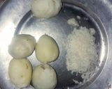 A picture of step 2 of Leftover Rice Goli.