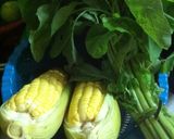 Foto langkah ke 1 dari resep Sayur bayam jagung.