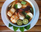 Foto langkah ke 4 dari resep Seblak seafood.