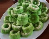 Foto langkah ke 7 dari resep Kue Putu Ayu Hijau.