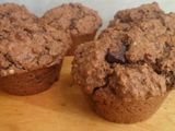 Muffins veganos de chocolate