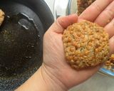 A picture of step 2 of Vegan Lentil Burgers!.