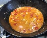 Une image de l'étape 12 de Poulet aux poivrons rouges crème et parmesan.