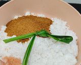 Foto langkah ke 1 dari resep Bakpao Pandan Isi Inti Kelapa.