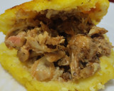 Foto del paso 6 de la receta: Arepa🫓de Pollo🍗hawaiana🥯🍍🥑