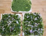 A picture of step 3 of Ghughra sandwich.