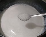 A picture of step 5 of Badam milkshake (Almond milk shake).